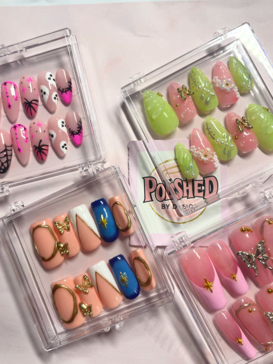 Custom press on nails - Luxury style
