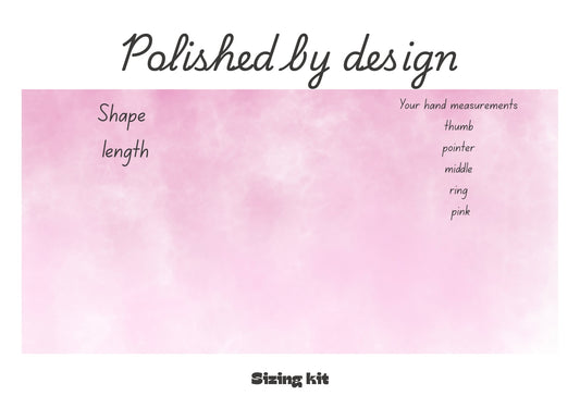Nail sizing kit